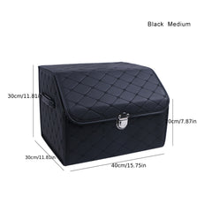 Folding Shoe Storage Box Car Trunk Bag Organizer