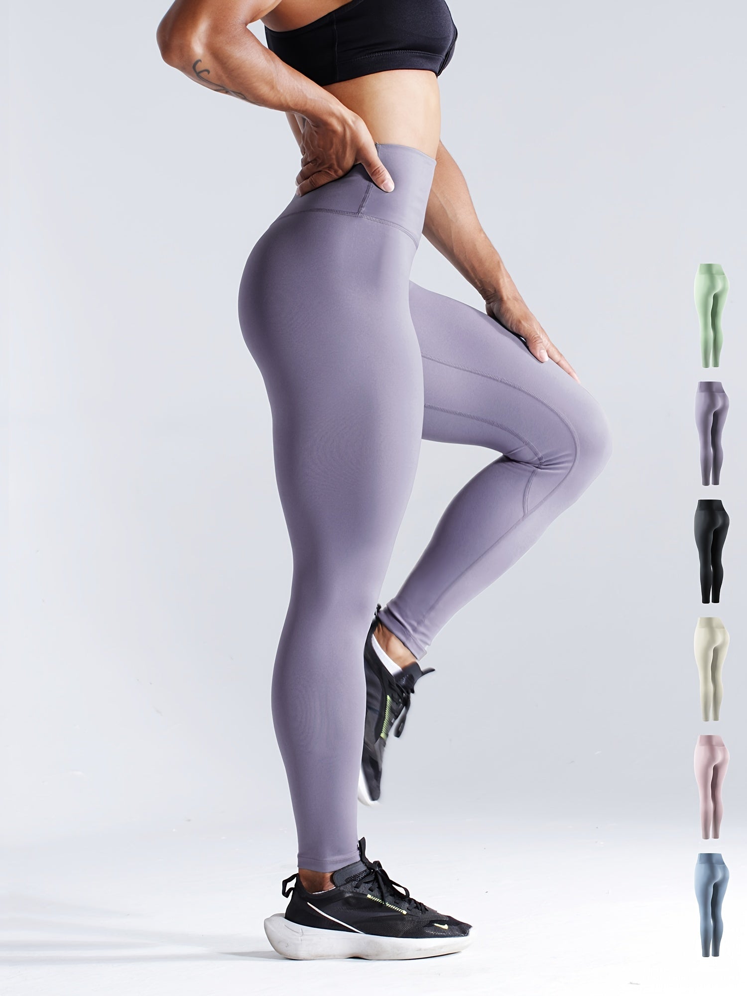 Stretchy High Waist Yoga Leggings for Women
