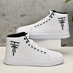 Men's Symbol High Top Skate Shoes Lace Up Platform Sneakers