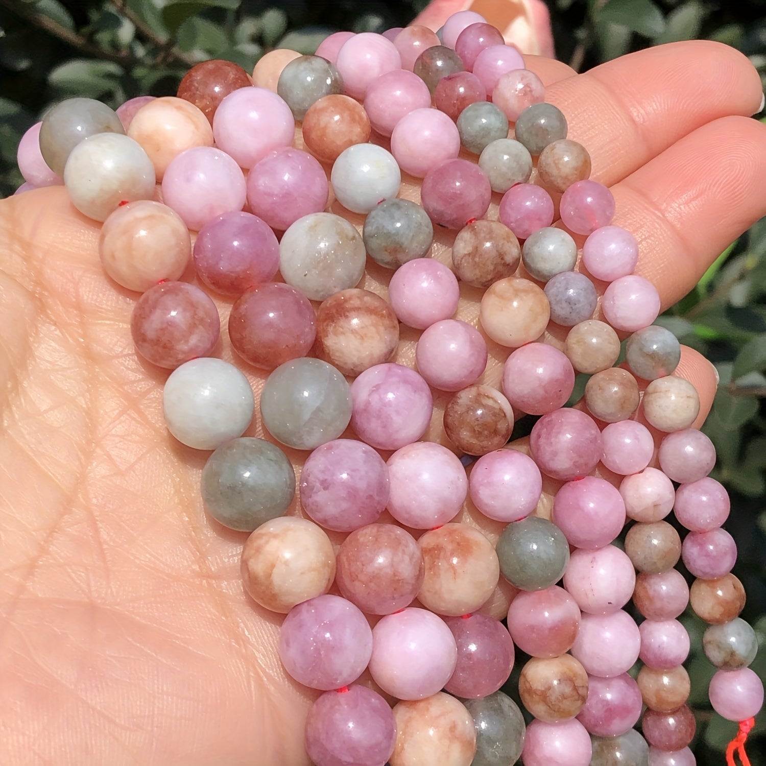 6 8 10MM Alxa Macaron Jades Stone Beads