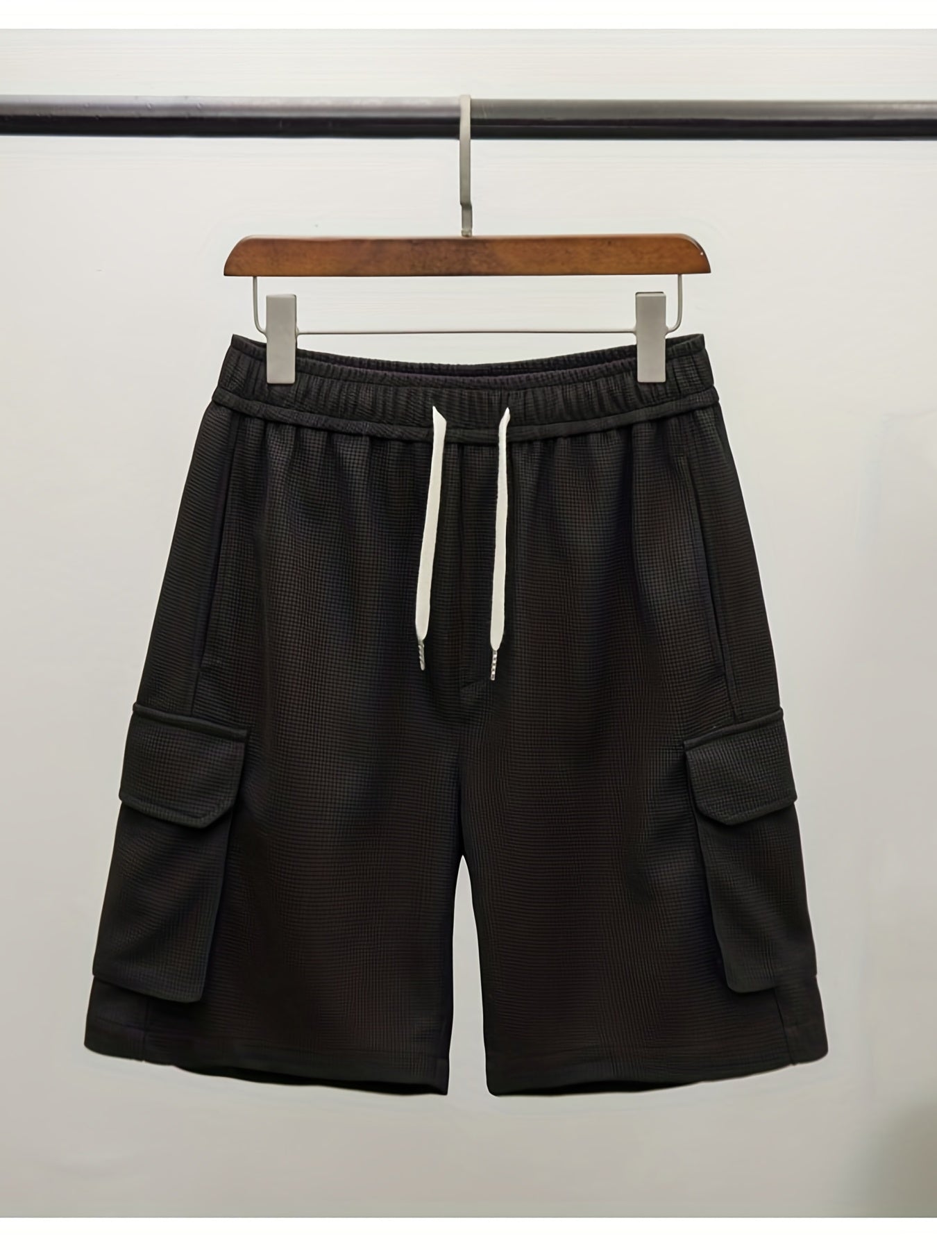 Men's Lightweight Cargo Shorts Drawstring Waist