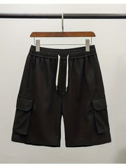 Men's Lightweight Cargo Shorts Drawstring Waist