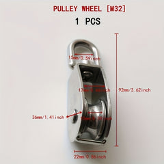 Wire Rope Pulley U-shaped M25 Load Bearing 1