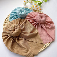 Soft Elastic Strip Flower Baby Hat For Girl