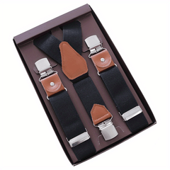 Men's 3 Buckles Y shaped Suspenders For Outdoor Party