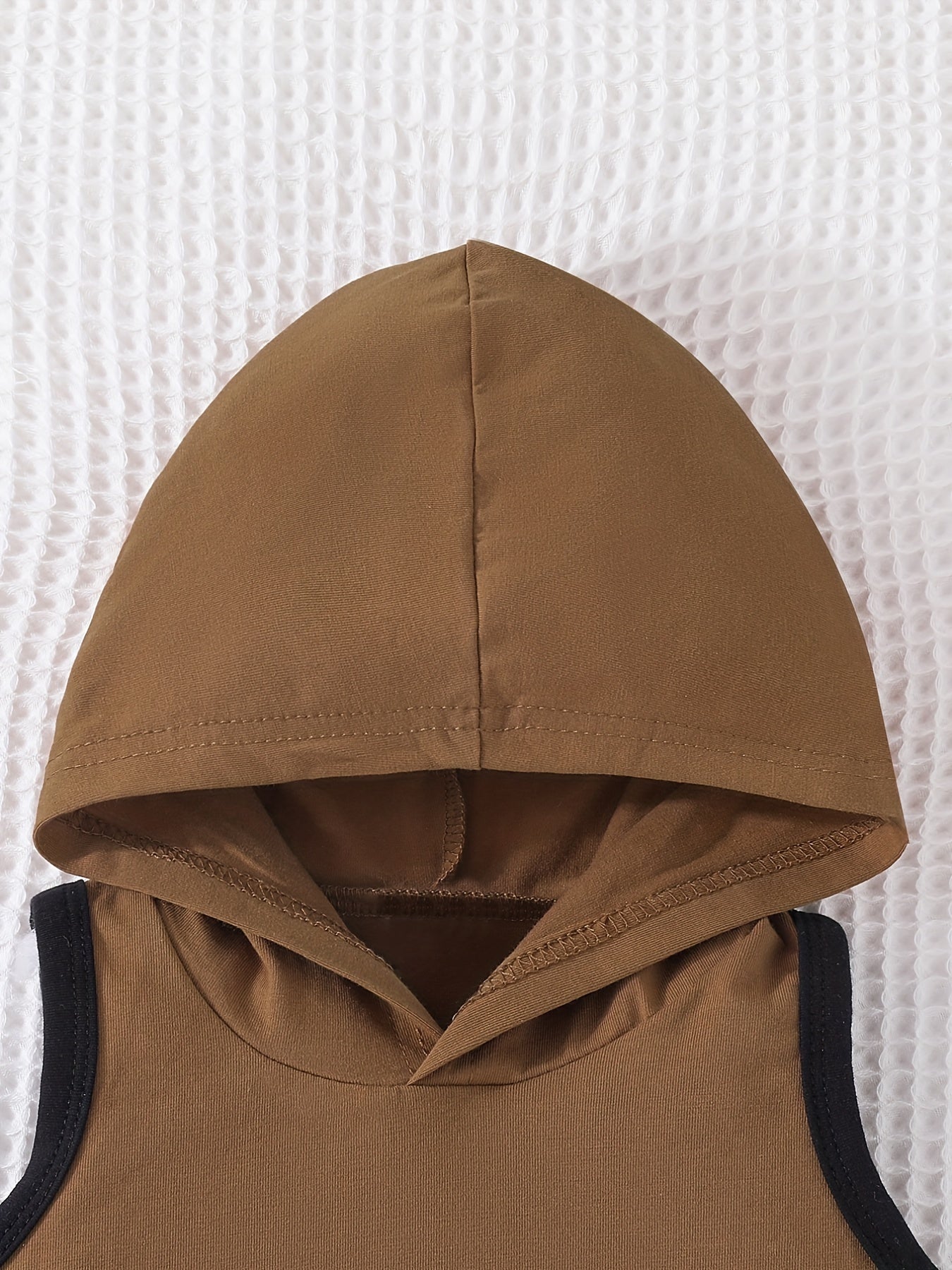 Boys Casual Sports Outfit Hooded Vest Shorts Set