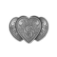Western Cowboy Men's Heart Horse Belt Buckle