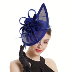 Faux Feather Hats Fascinators for Women Head Piece for Wedding Tea Party