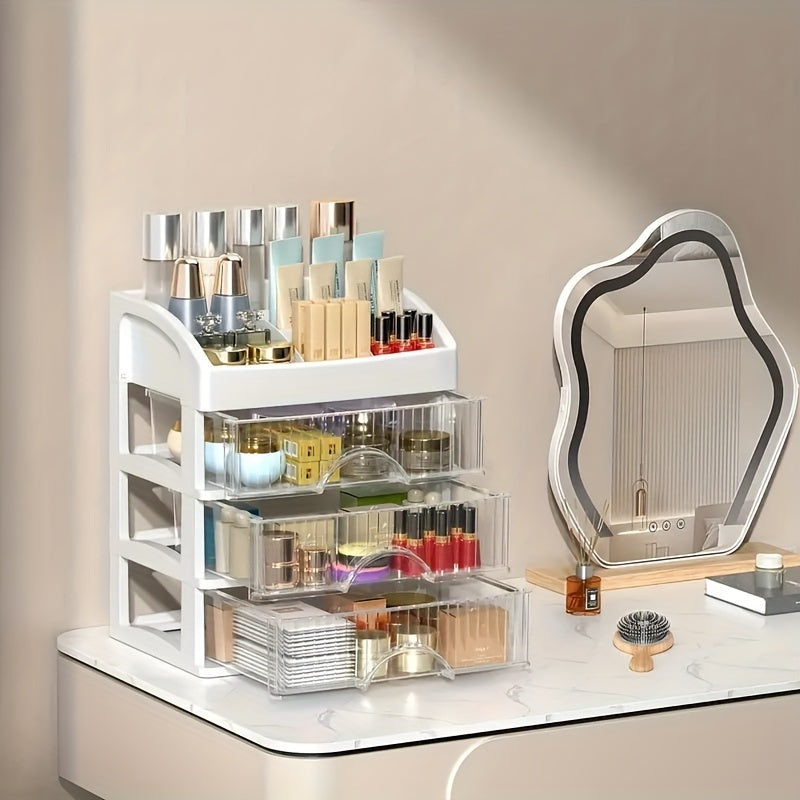 Large Makeup Organizer with Drawers Cosmetics Storage