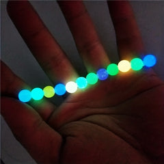 6 8 10mm Luminous Beads Mix Style Acrylic Spacer Round Shape for Jewelry Making