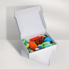 Small Mailer Boxes 100pcs Corrugated Cardboard for Business Packaging