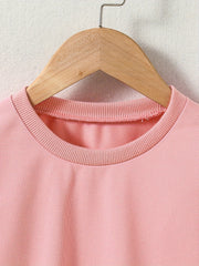 Girls Boys CELEBRATE Print Sweatshirt For Spring Fall