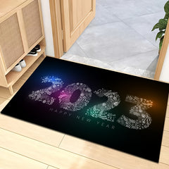 Polyester Washable Year Decorative Printed Carpet 15.7x23.6in