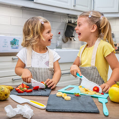 Kids Plastic Fruit Set Kitchen Baking Cooking 3pc
