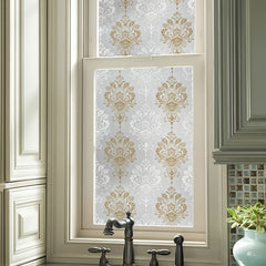 European Style Glass Window Film Blackout Privacy Protection Sticker