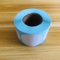 Thermal Label Sticker, Blank Adhesive Round Circel 25mm-50mm