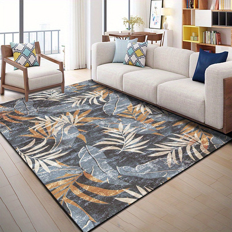 Soft Polyester Fiber Area Rug for Home Decor, Non Slip, 53ft
