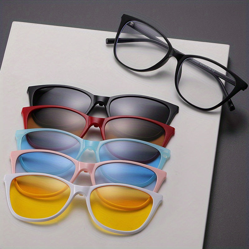 Dazzling Magnetic Clip Polarizing Sunglasses Cover