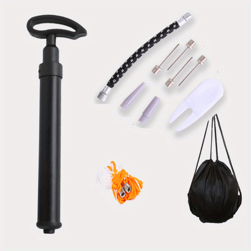 Ball Pump Accessories Set with Storage Bag, Needle - Basketball Volleyball