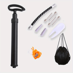 Ball Pump Accessories Set with Storage Bag, Needle - Basketball Volleyball