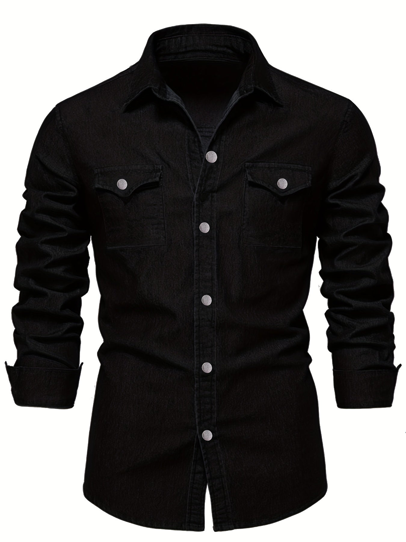 Men's Camo Military Shirt Long Sleeve Button Down for Outdoor