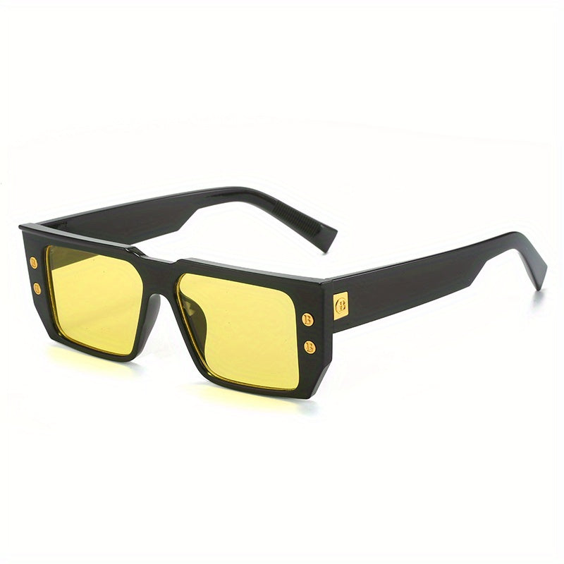Men's Retro Square Sunglasses