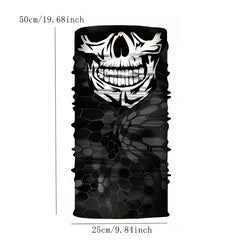 3D Skull Bandana Face Mask Ski Mask Cold Protection