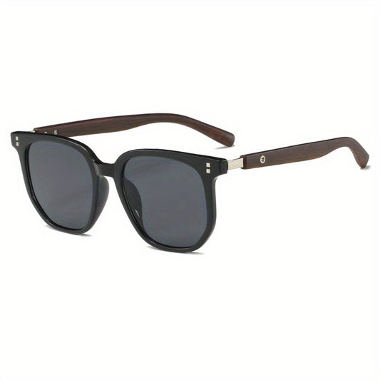 Men's Classic Large Frame Sunglasses UV-Resistant with Case
