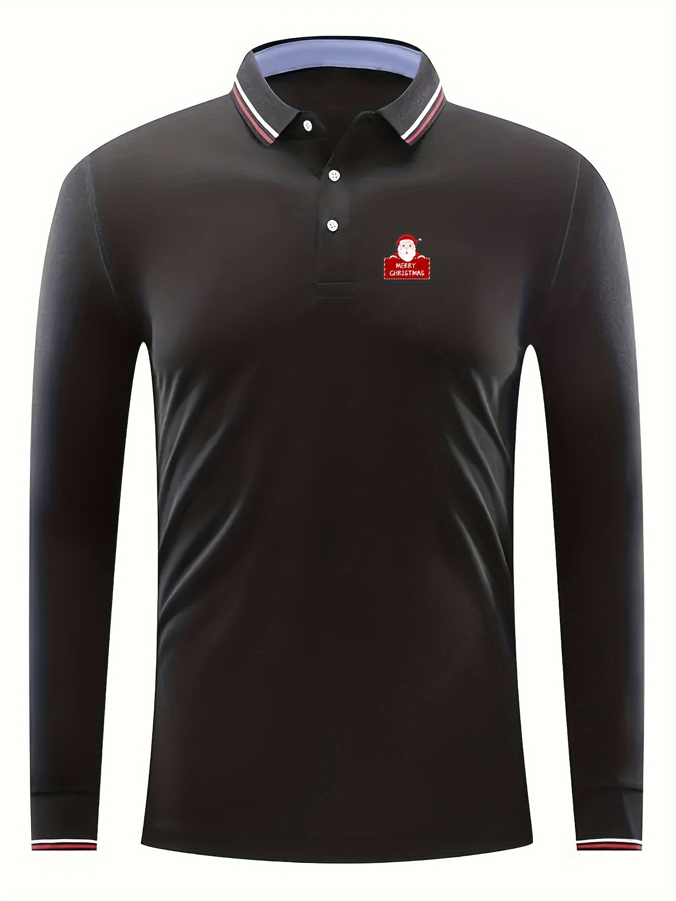 Men's Long Sleeve Lapel Sports Shirt for Spring Fall Winter