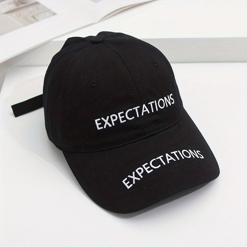 Letter Embroidery Baseball Cap Candy Sun Hat Adjustable