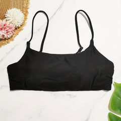 Adjustable Spaghetti Strap Bikini Top Beachwear