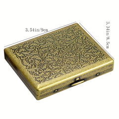 Copper Cigarette Box Case 20 Packs Cigarette Box Holder