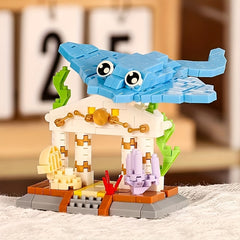 Devilfish Ocean Animal Model DIY Puzzle Educational Toy