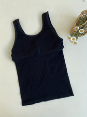 Letter Print Tank Top V Neck Top Women's Lingerie