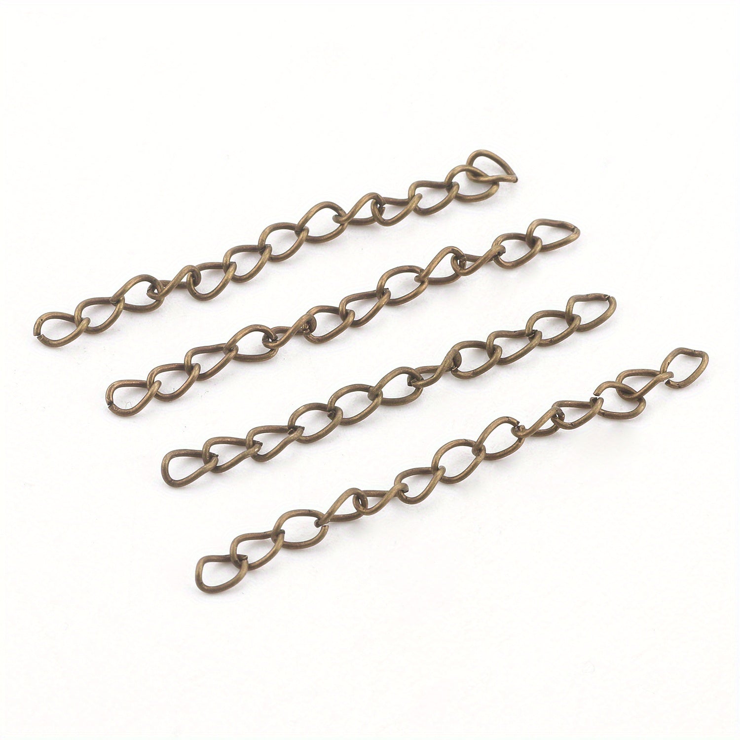 50pcs Alloy Extender Chain Necklace Bracelet Extension Accessories