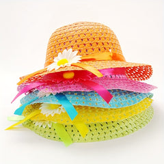 Girls' Sun Hat and Bag Set for Summer Fun