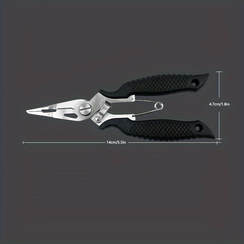 Stainless Steel Outdoor Fishing Pliers Lure Scissors