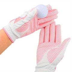 Women's Non Slip Golf Gloves - Breathable Microfiber Cloth for Enhanced Grip