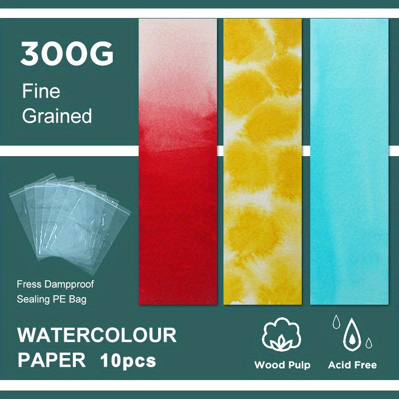 SeamiArt 300G Watercolor Paper Fine Medium Coarse Grain 32K 16K