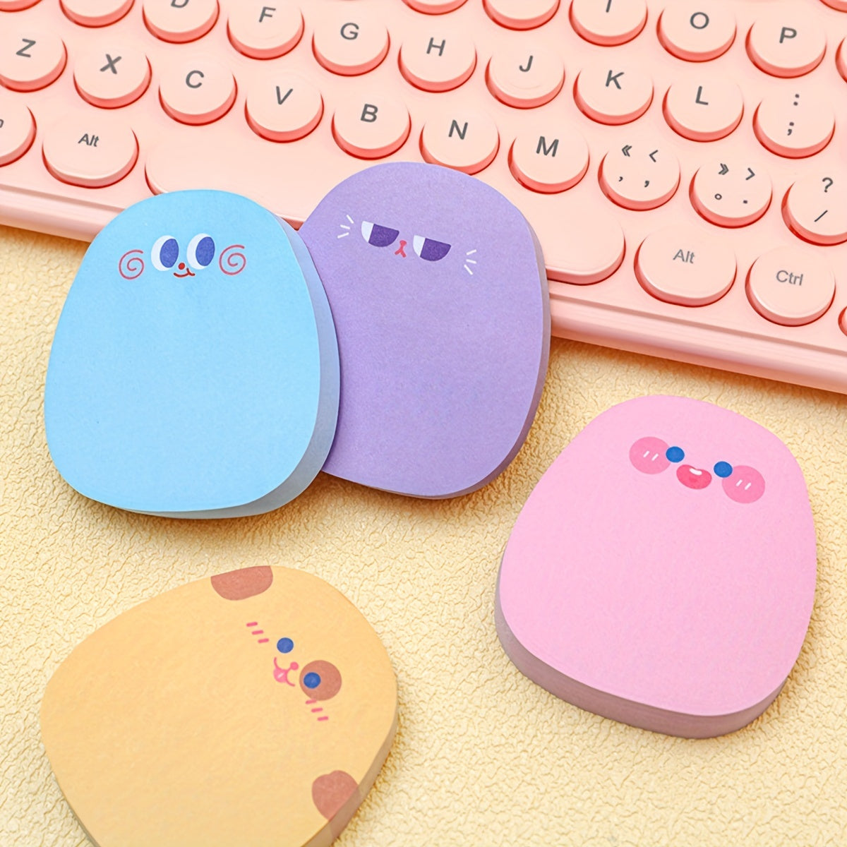 1pc Expression Sticky Note Colorful Student Sticky Note Back To School Supplies