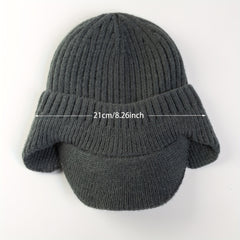 Men's Knitted Cap Winter Outdoor Windproof Ear Protection Warm Hat