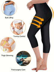 High Waist Capris Pants Tummy Control Butt Lifting Slim Underwear