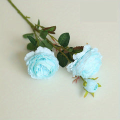 3 Western Roses European Core Flowers Simulation Wedding Decoration