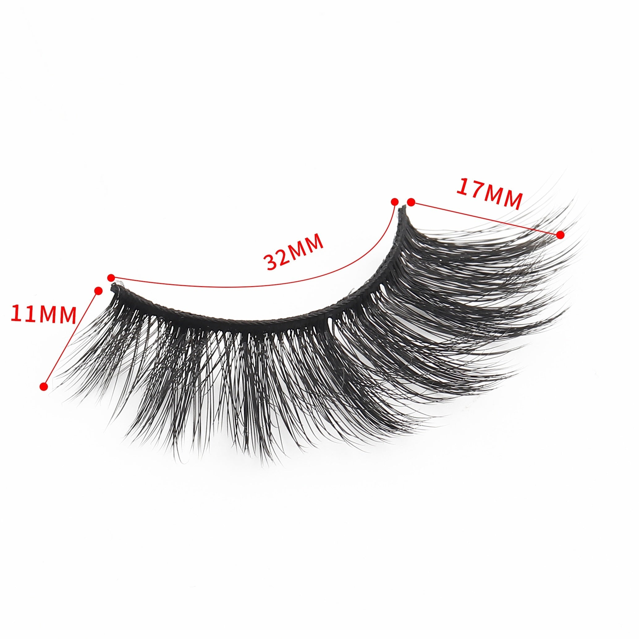 Soft Natural 3D False Eyelashes 1 Pair Pack