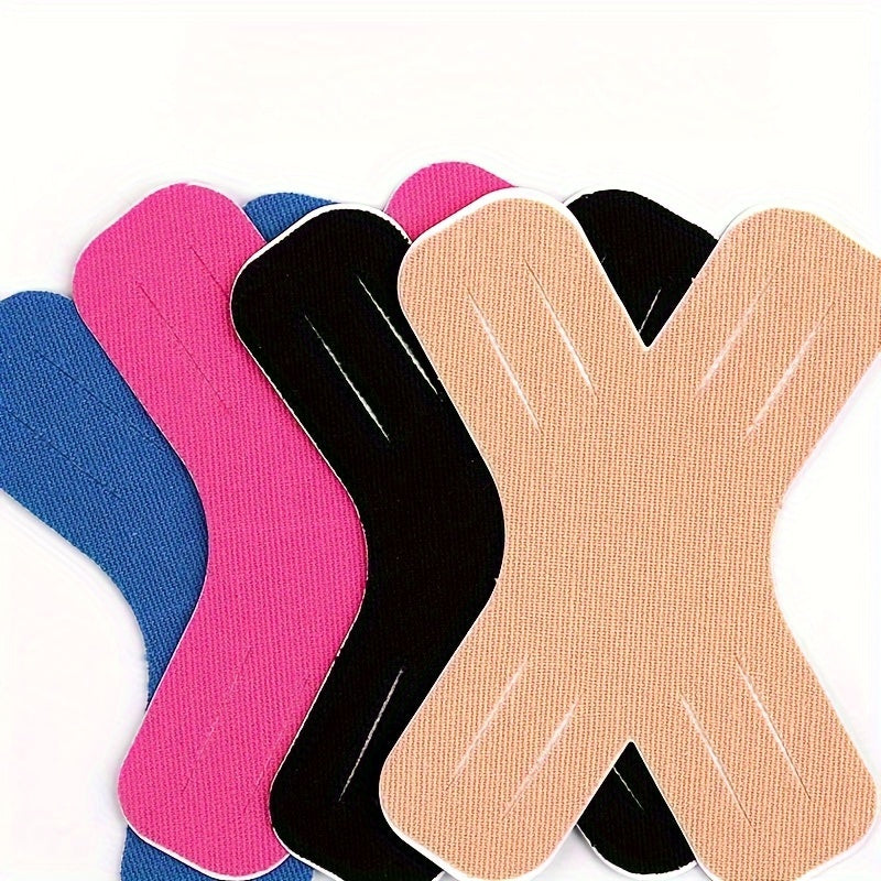 20pcs Pre Cut X Shaped Muscle Patch for Basketball Fitness Support