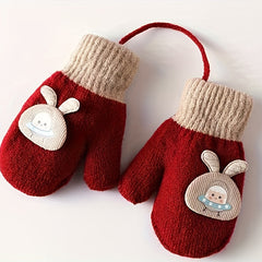 Kids Winter Knitted Gloves Warm Baby Gloves