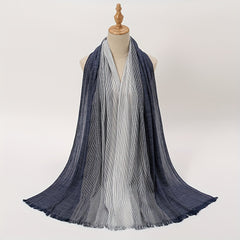 Cotton And Linen Sunscreen Long Scarf For Men Women