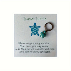 Turtle Pendant Keychain for Car Keys Backpacks Wallets