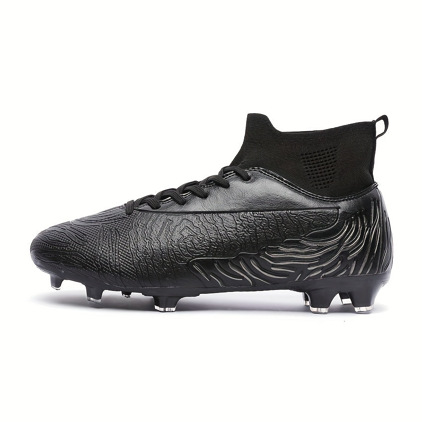 Non Slip Soccer Cleats Lightweight Training High Top Athletic Sneakers