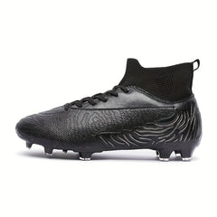 Non Slip Soccer Cleats Lightweight Training High Top Athletic Sneakers